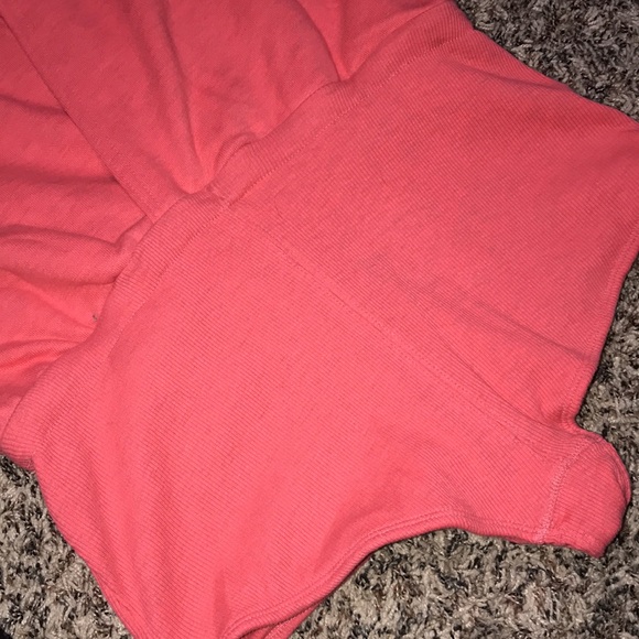 Women's Pink Sweatshirt and Shorts Set - Picture 7 of 11